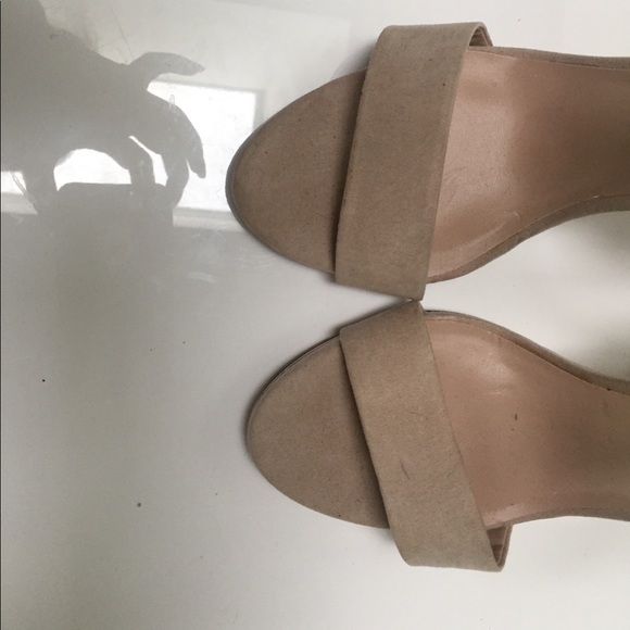 Vegan Nude Suede Stilettos - Picture 3 of 3